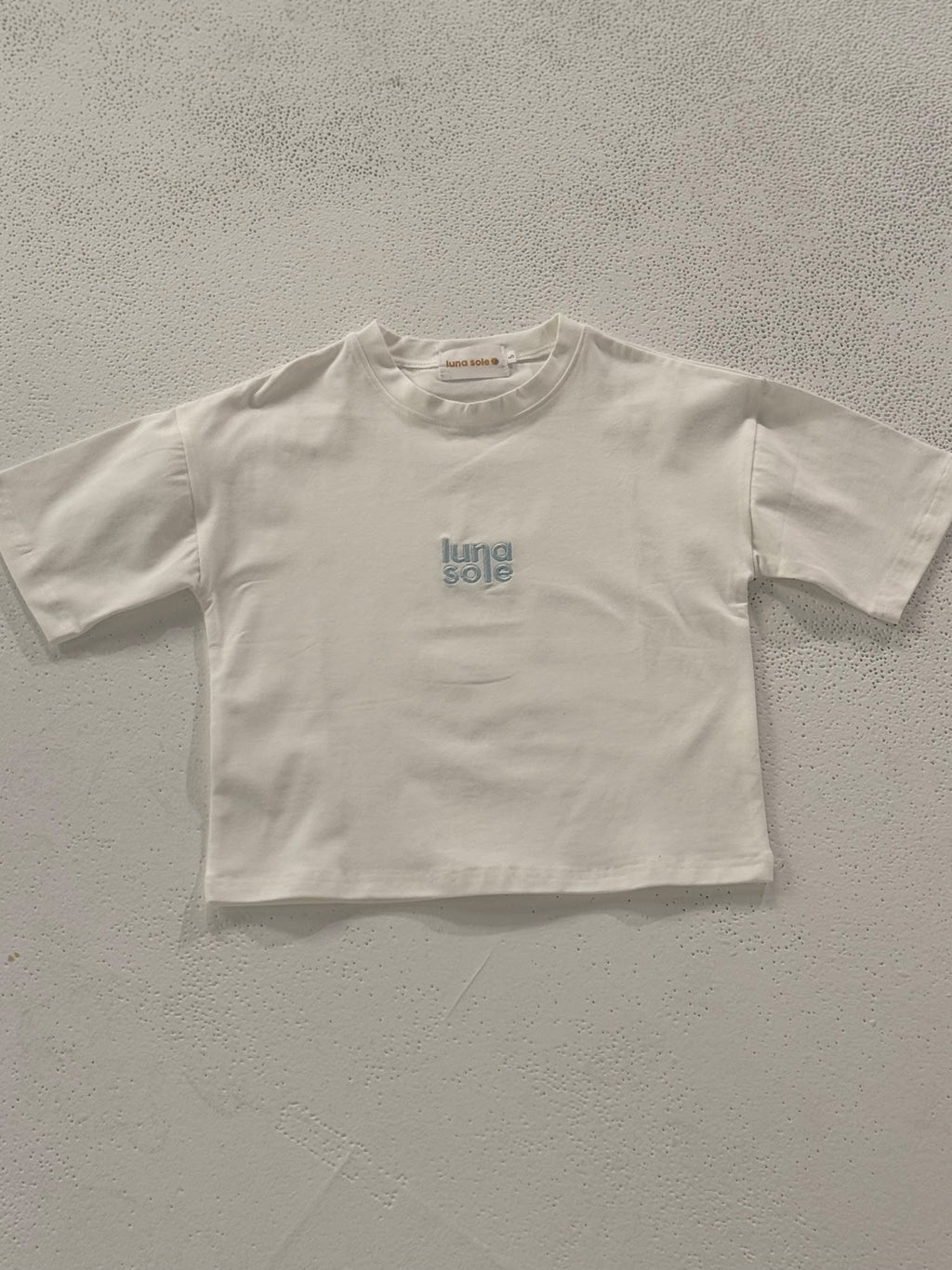 White Tee | Sky Blue