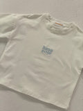 White Tee | Sky Blue