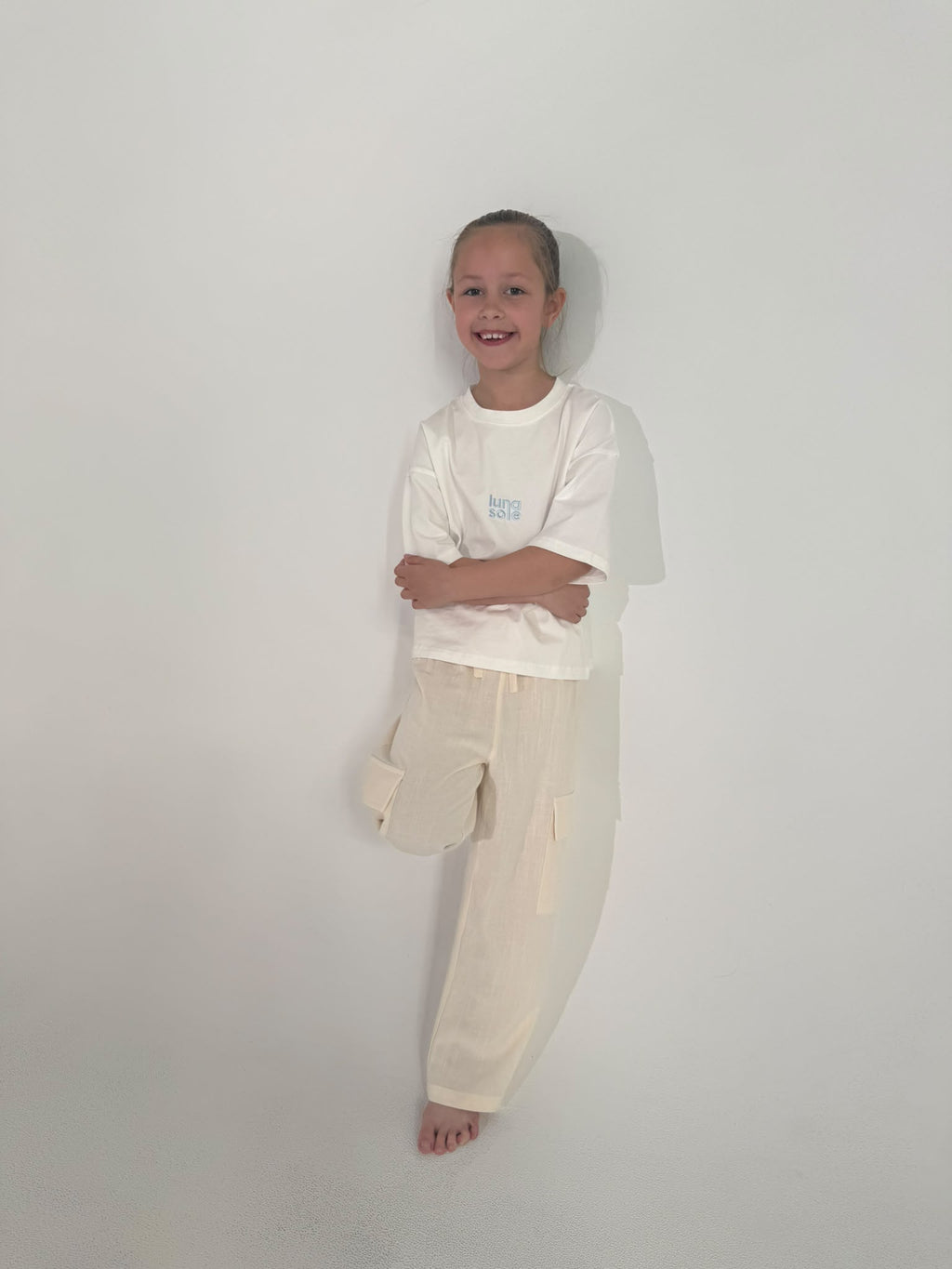 Linen Cargo Pants | Sandy