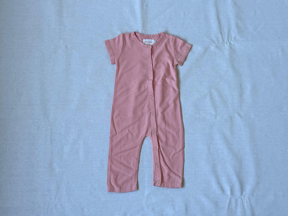 Linen Romper | Dusty Pink