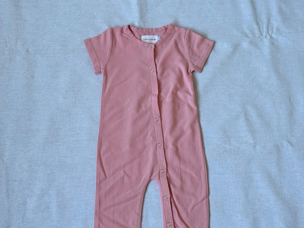 Linen Romper | Dusty Pink