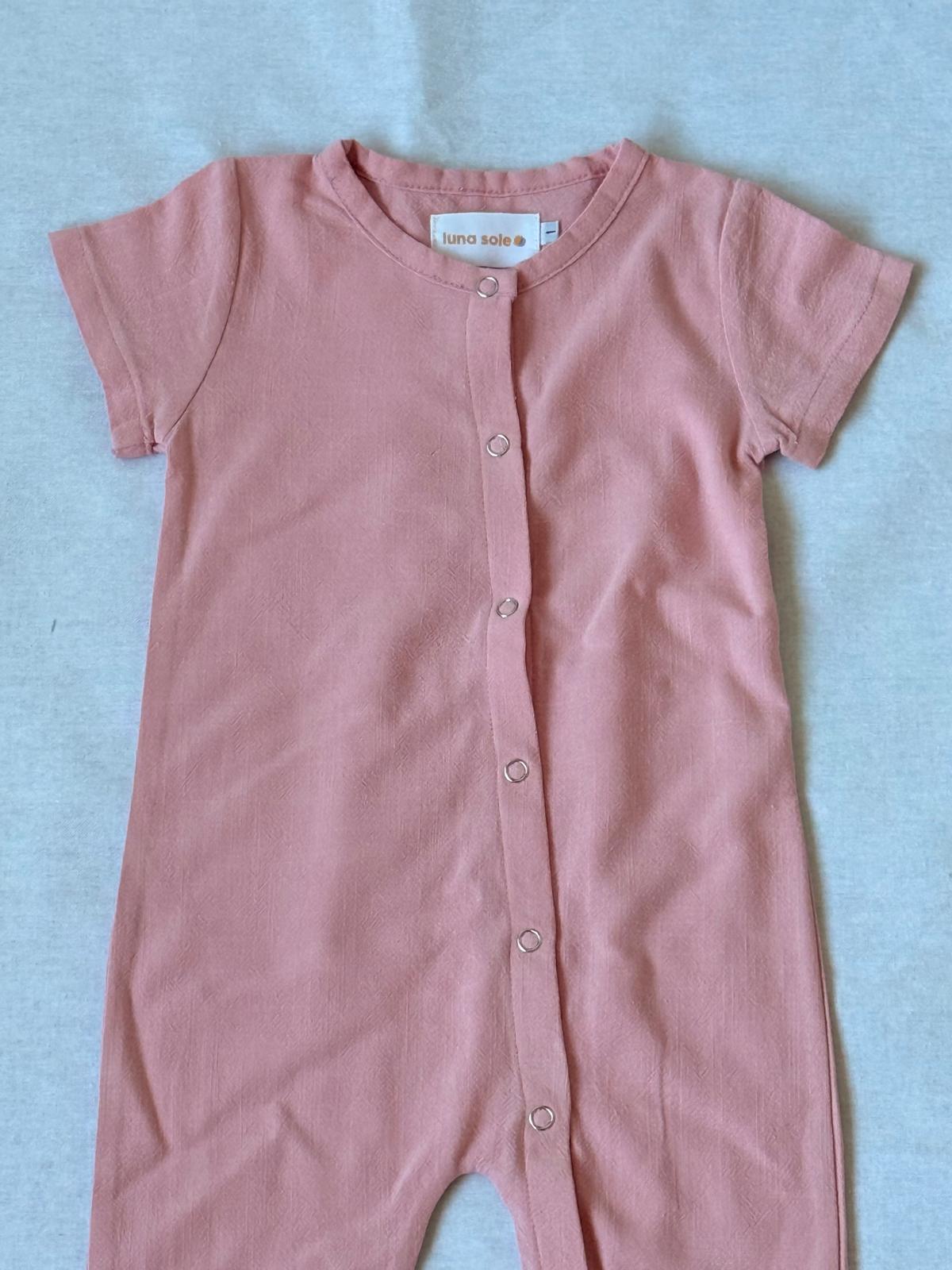 Linen Romper | Dusty Pink