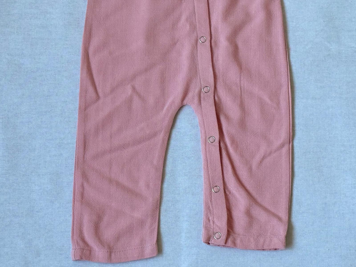 Linen Romper | Dusty Pink
