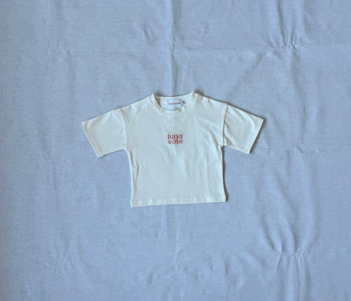 White Tee | Dusty Pink