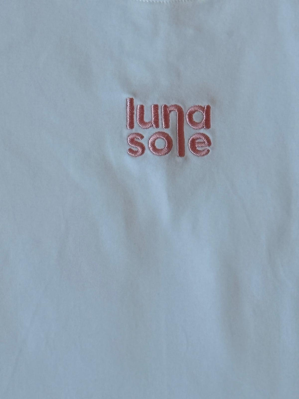 White Tee | Dusty Pink