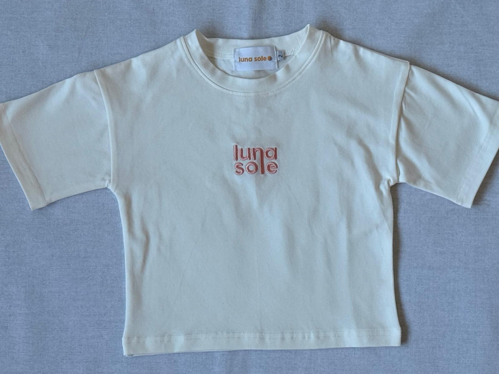 White Tee | Dusty Pink