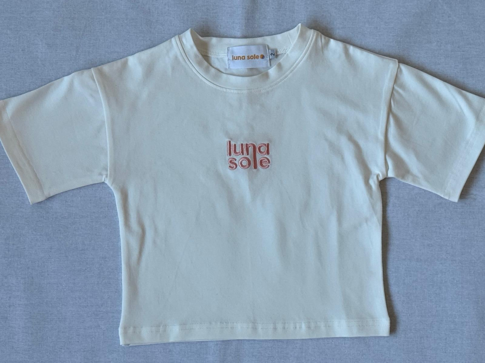 White Tee | Dusty Pink