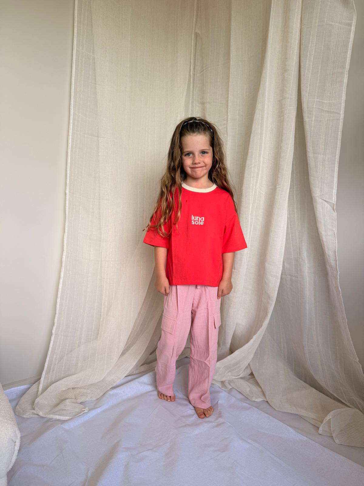 Boxy Tee | Raspberry