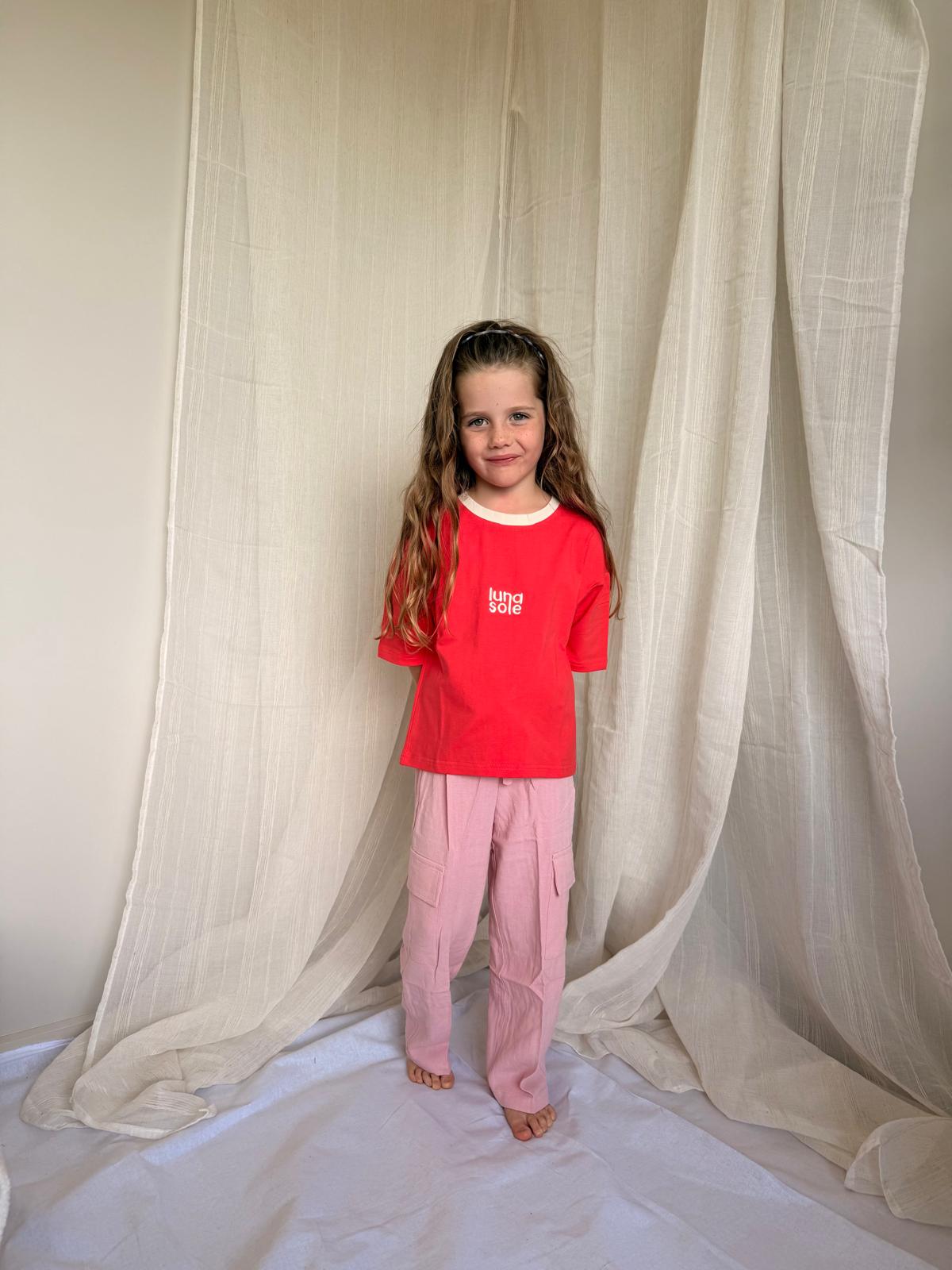 Boxy Tee | Raspberry