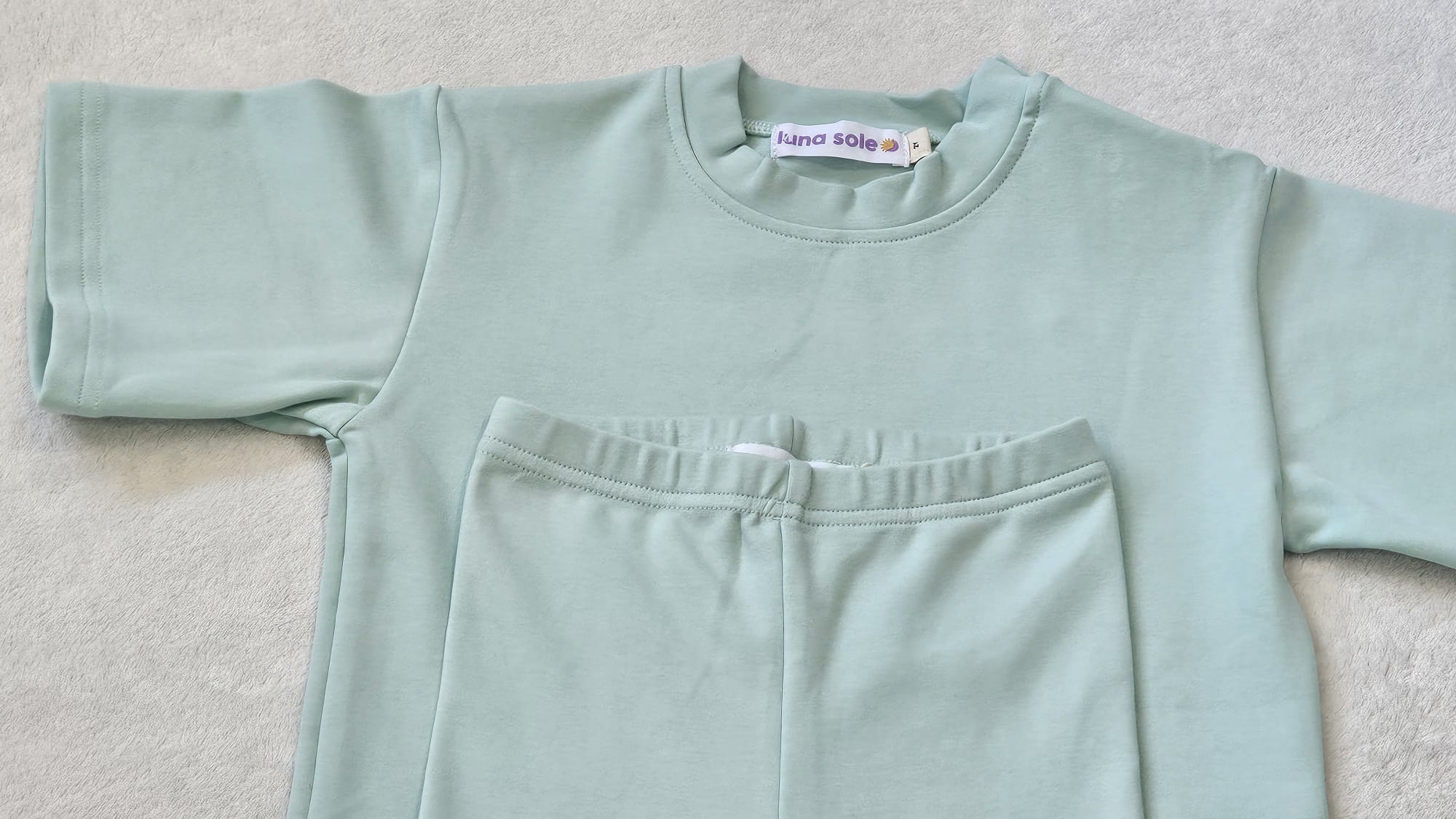 Bike Short + Tee Set | Melon Splice