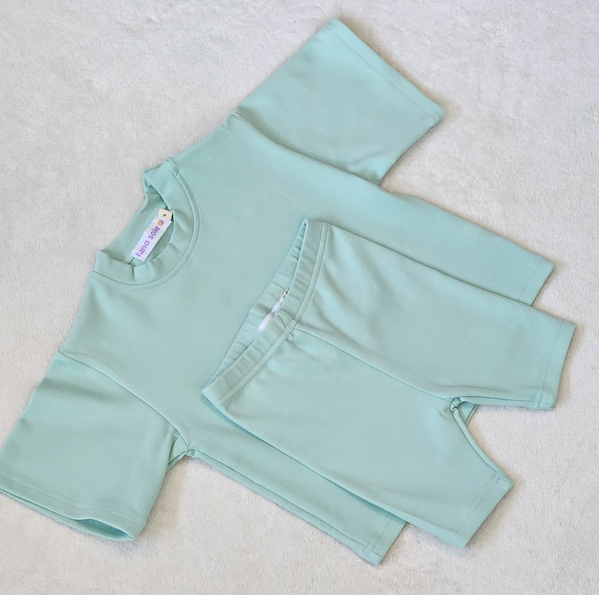 Bike Short + Tee Set | Melon Splice