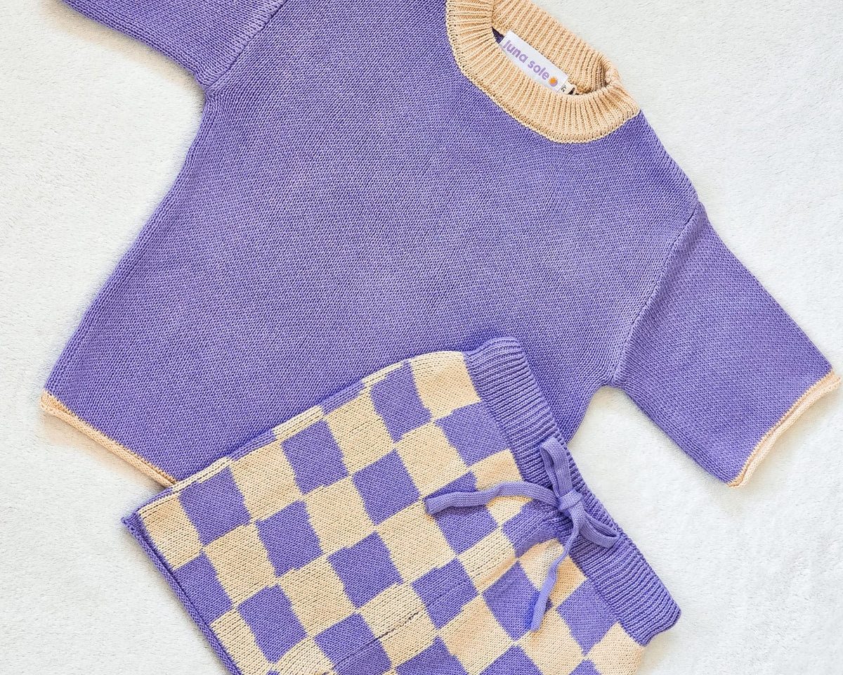 Knit Set | Grape