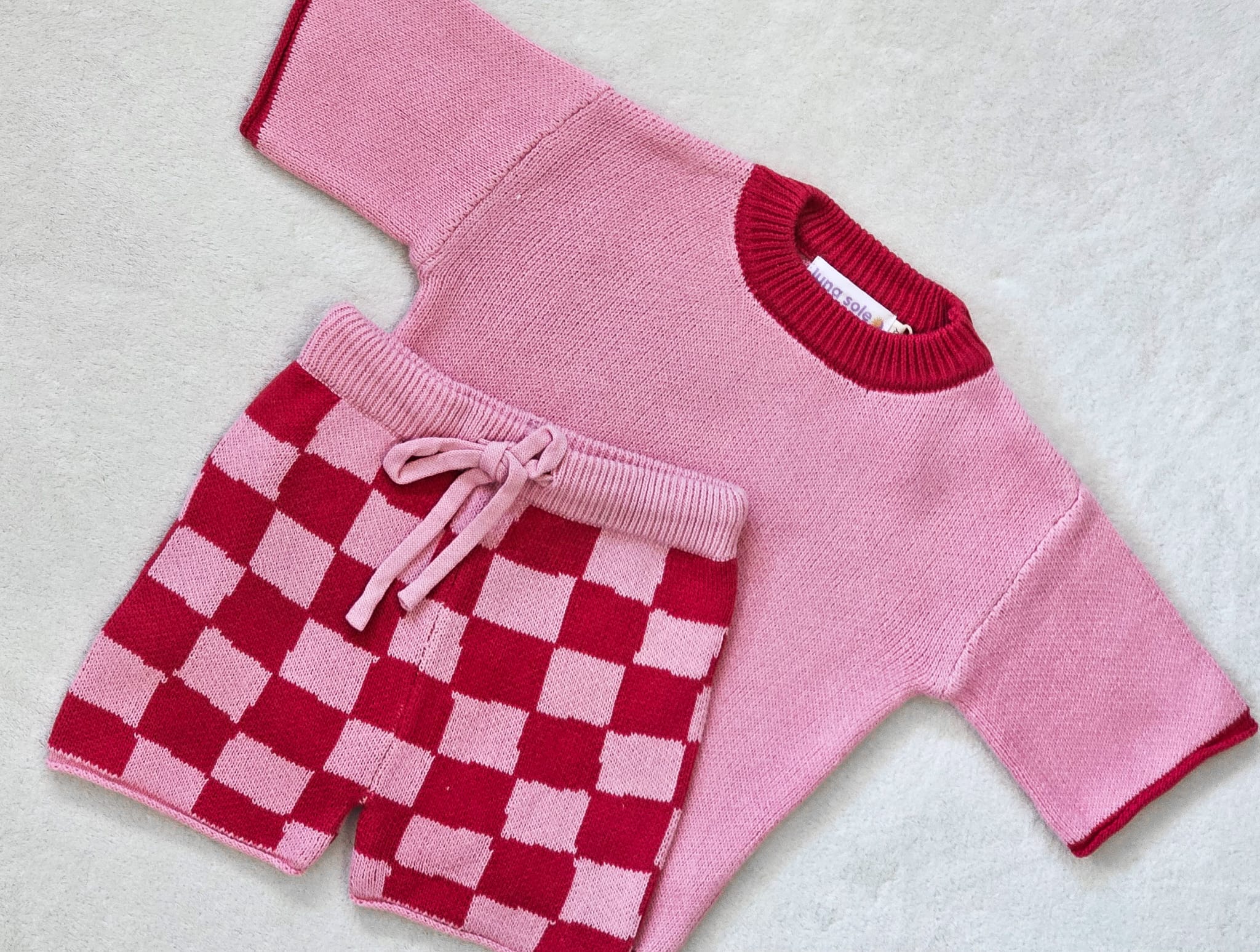 Knit Set | Strawberry
