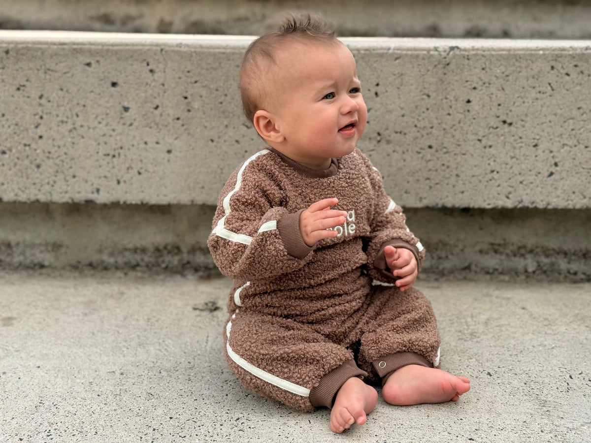 Teddy Bear Romper | Cocoa