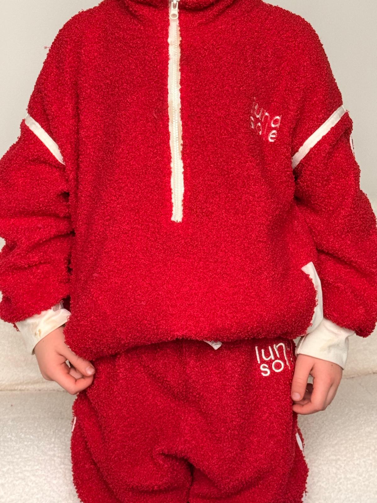 Teddy Tracksuit | Raspberry