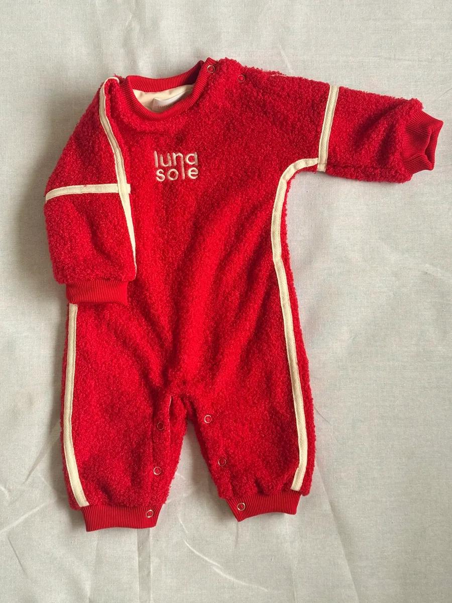 Teddy Bear Romper | Raspberry