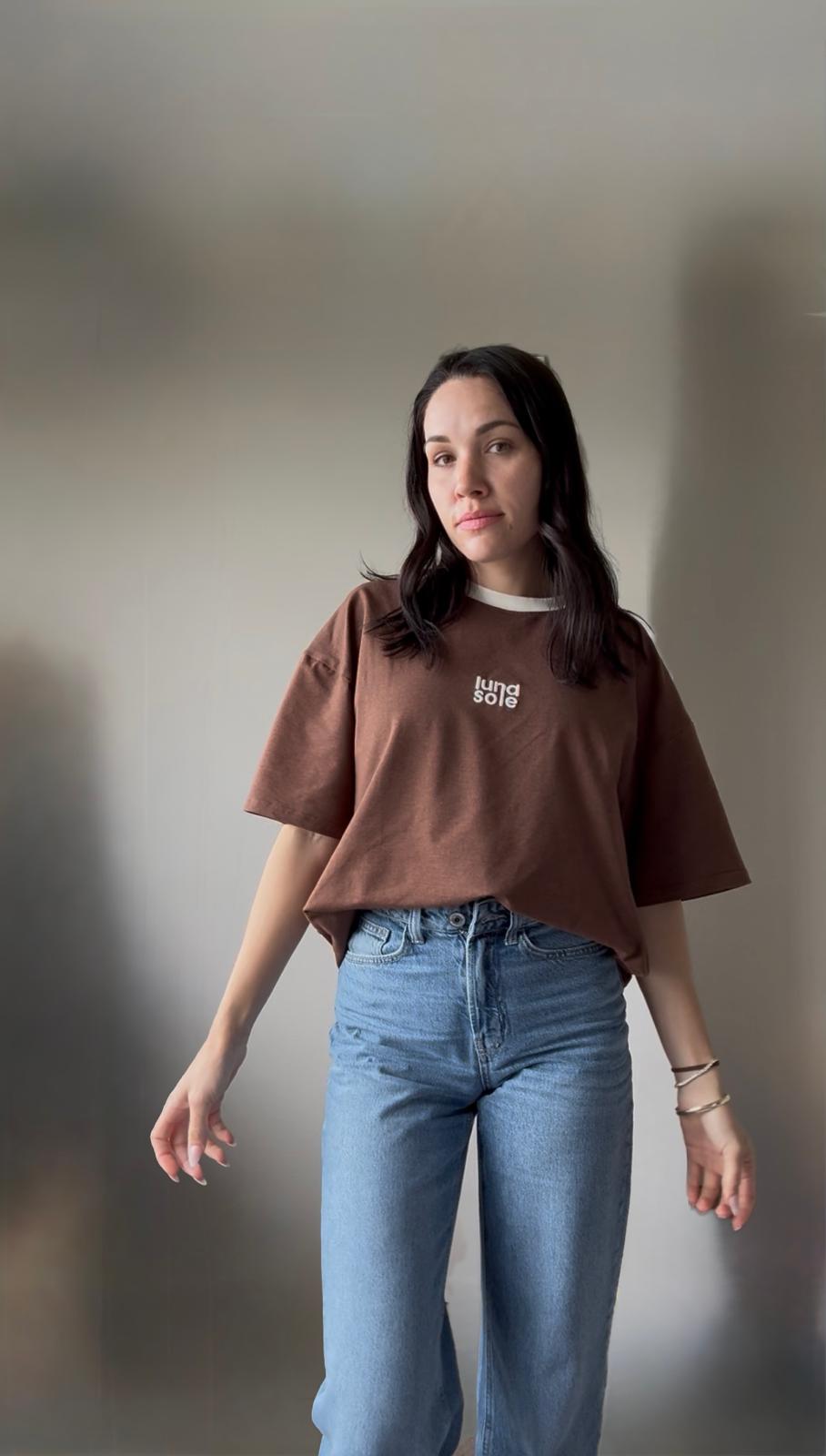 Boxy Tee | Cocoa | Adult