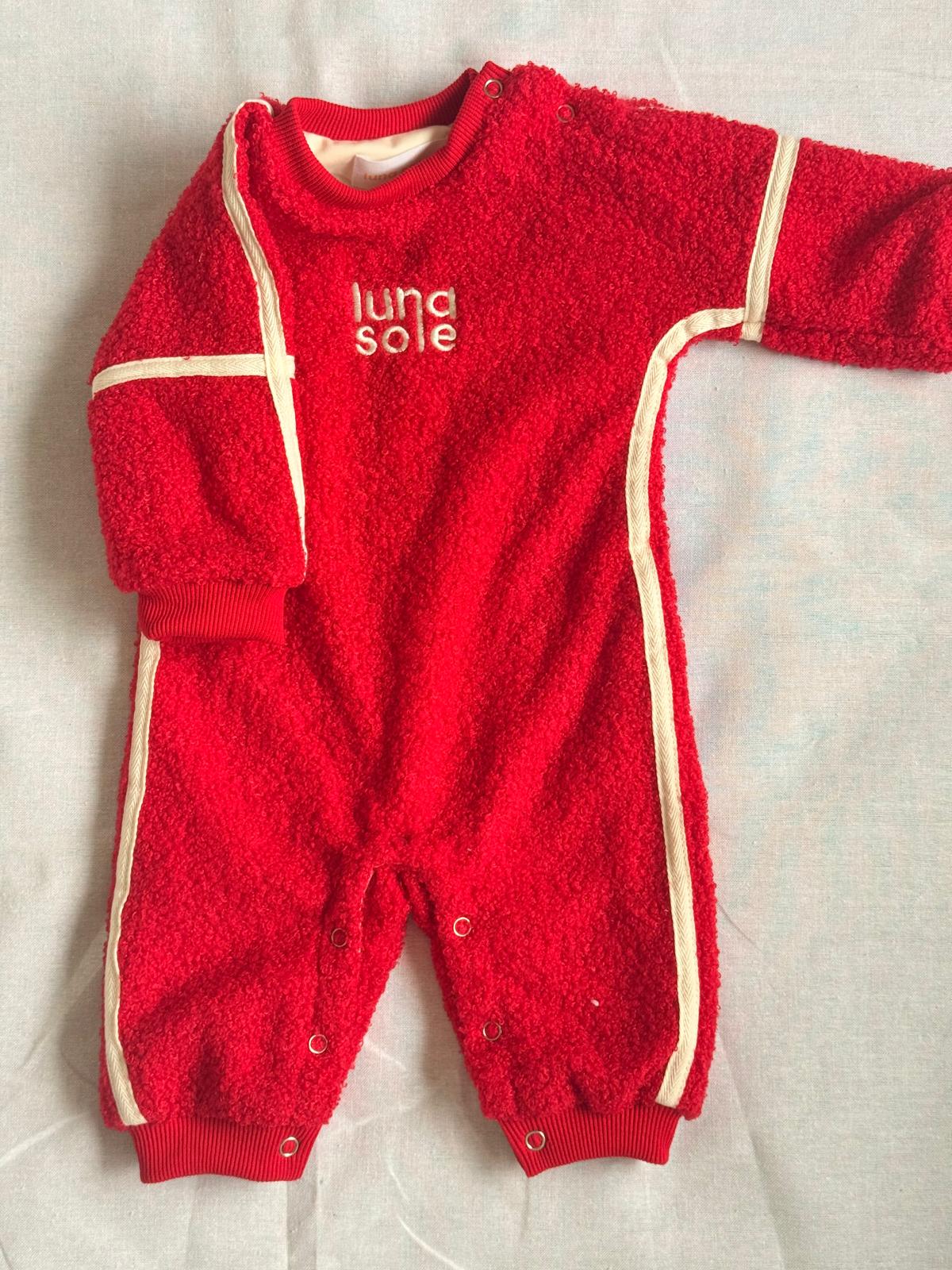 Teddy Bear Romper | Raspberry